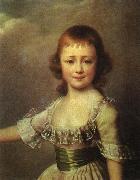 unknow artist Portrait of Catherine Pavlovna oil painting on canvas